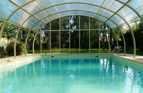 Duravel Apartamento | Homerez - Bonito estudio para 2 pers. con piscina compartida y jardín en Duravel