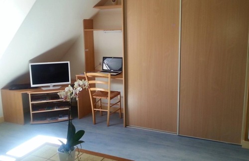 Saint-Lyphard Apartamento | Homerez - Bonito estudio a 10 km de la playa para 3 pers. con jardín en Guérande