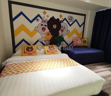 Tanjung Aru Apartamento | Homestay Bah!