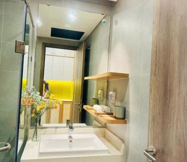 Van Giang Apartamento | Homestay studio Haven Park Ecopark view bể bơi, phong cách Nhật