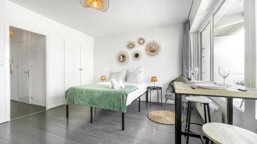 Ambilly Apartamento | Homey Garden - Parking Gratuit, Balcon, Proche Tram, Netflix