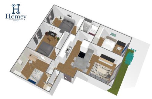 Annemasse Casa | HOMEY LA COLOC DU 40 - Colocation haut de gamme de 4 chambres uniques et privées - Proche transports en commun - Aux portes de Genève