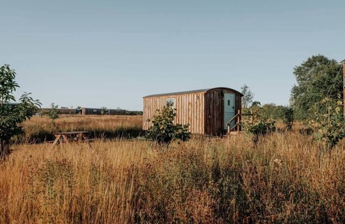 Bedfield Cabina | Honeysuckle Farm Hut 5 - Suffolk Farm Holidays