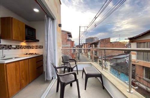 El Carmen de Viboral Apartamento | Horus Loft - Con Terraza en todo el Centro