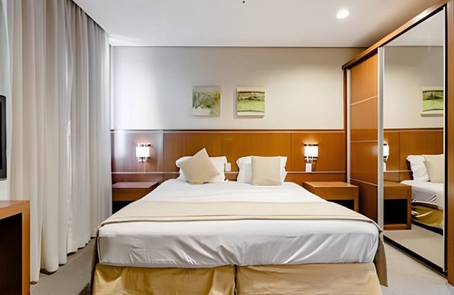 Osasco Hotel | Hospedez - Flat with pool, gym ap1303