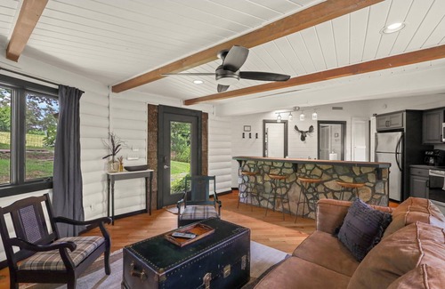 Boone Cabina | Hot tub! Bunks! Fireplace! Close to Downtown Boone and Skiing! Dog Friendly!