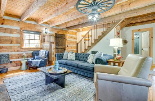 Cherokee Casa | Hot Tub, Fire Pit and Creek Access Whittier Cabin!