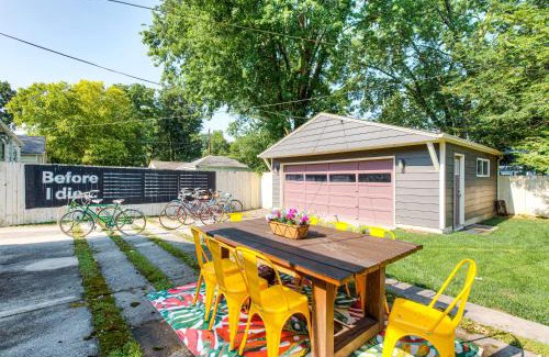 Broad Ripple Casa | Hot Tub, King Bed, Bikes, Pet Friendly with Fenced Backyard, Walk to Broad Ripple Village, 10 minutes to Downtown