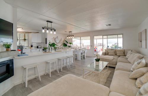 North Lakeport Casa | Hot Tub, Views and Dock! Playful Home on Clear Lake