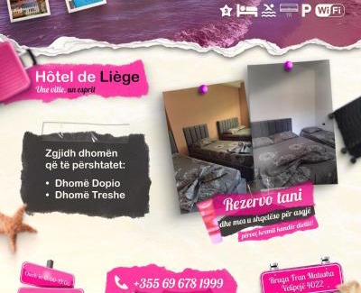 Velipoje Hotel | Hotel De Liege