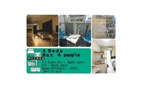 Minami Apartamento | Hotel Harvest Yuhigaoka【難波】