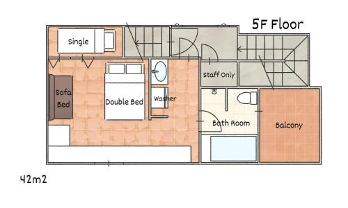 Chuo-ku Apartamento | Hotel Tenjin Fukuoka