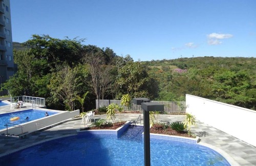 Rio Quente Apartamento | HOTELParque Veredas flat 327 VISTA PARA PISCINA ASCESSO AO RIO AO LADO DO HOT PARK FABULOSO