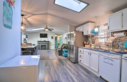 Prudenville Casa | Houghton Lake Area Home w/ Fire Pit & Yard!