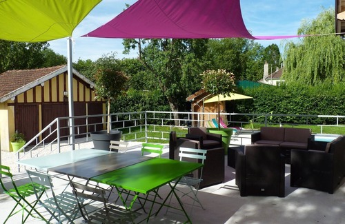 Bar-sur-Aube Casa | Casa de 2 a 6 personas en parque muy bonito con piscina privada climatizada