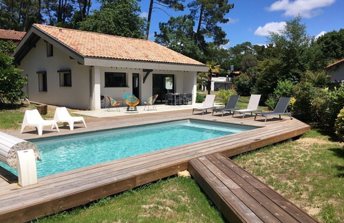 Labenne Casa | Casa para 8 personas con piscina Labenne Bourg Clasificado 3***