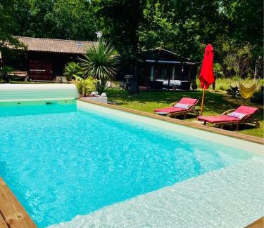 Hourtin Casa | House de la Canopée, Swimming pool, Lake, Forest, large garden and WIFI
