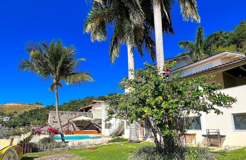 Japuiba Casa | House for rent in Angra dos Reis foot in the sand with swimming pool by the sea - Ang55