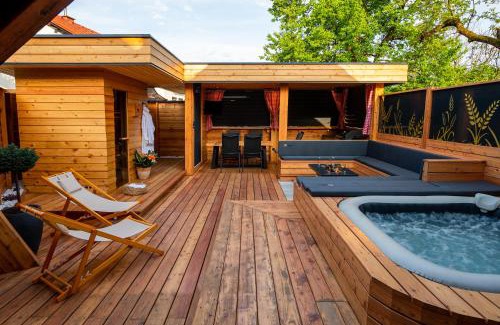Mozirje Apartamento | House "HISCA" With Private Terrace, BBQ, Fireplace, Sauna, Hot Tub