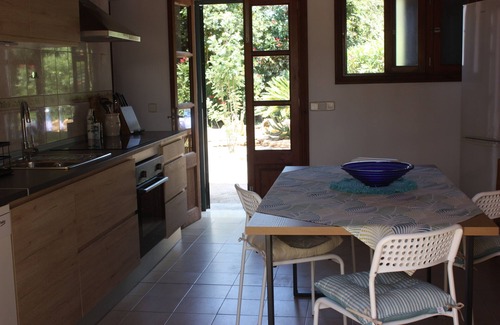 Santa Margalida Cabaña | Casa ideal para familias con niños, amplio jardín con piscina y zona de juegos