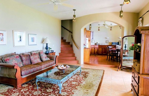 Estate Fortsberg Villa | Casa de Open Arms Villa, Arriba Hurricane Hole, Vistas agua blanca, romántica! Piscina
