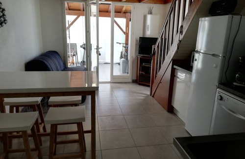 Saint-Cyprien Plage Villa | Casa T3 + loft, 6pers en residencia con piscina