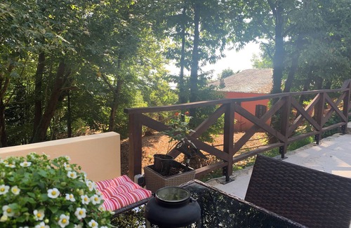 Tsagarada Casa | House with 120sg.m. Terraces. Privacy in the greenery with a view of the Aegean