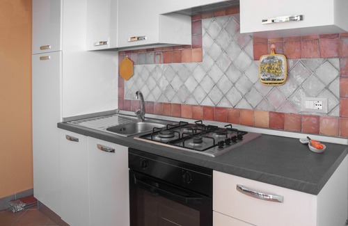 Capo d'Orlando Apartamento | Casa con vista al mar encantador (S. Gregorio y las Eolias)-Free WI-FI Gratuito