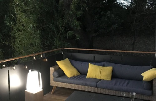 Forcalquier Casa | Casa con vistas excepcionales, grandes terrazas de madera y jardines