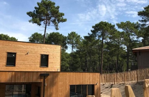 Maubuisson Casa | Casa con piscina entre lago y mar