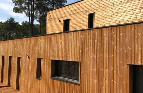 Maubuisson Casa | Casa con piscina entre lago y mar