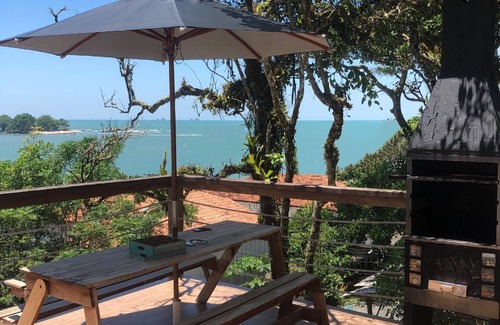 Itajuba Casa | Casa con piscina frente al mar en SC