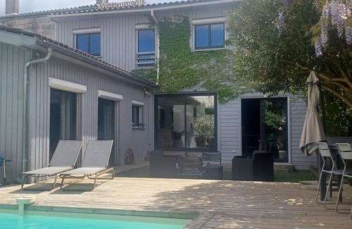 Saint Seurin - Fondaudege Casa | House with pool in downtown Bordeaux