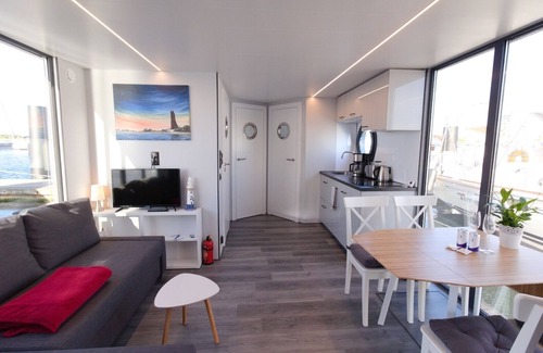 Wendtorf Alquiler De Eote | Houseboat Fjord Lacerta with roof terrace in Wendtorf