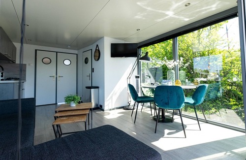 Heeg Alquiler De Eote | Casa flotante en Heeg con vistas al puerto