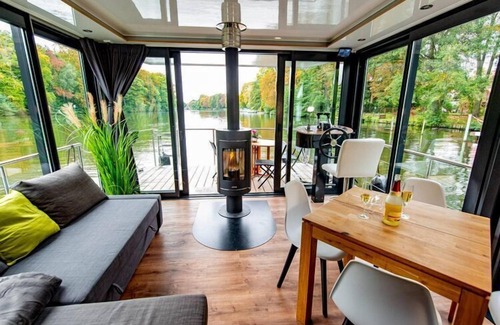 Koenigs Wusterhausen Alquiler De Eote | Houseboat on the Dahme, Wildau