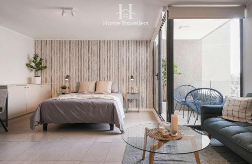 Nunoa Apartamento | HT Lujoso Estudio a pasos del Mall Plaza Egana