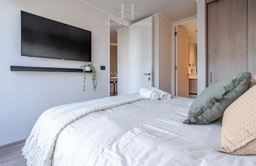 Nunoa Apartamento | HT Maravilloso Depto en Nunoa con Estacionamiento