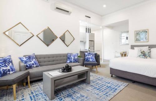 North Sydney Apartamento | Huge Designer Studio Next to Lovely Park