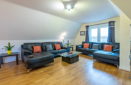 St Ives Apartamento | Enorme apartamento de lujo moderno ático con cama king size