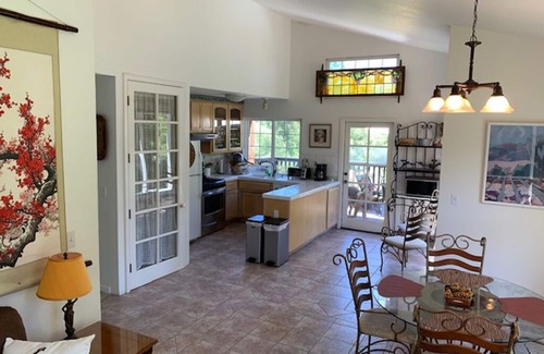Forestville Casa | Huge River Frontage, Views, 2BD+/2BA, Spa, 3 acres by Steelhead Beach