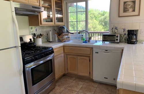 Forestville Casa | Huge River Frontage, Views, 2BD+/2BA, Spa, 3 acres by Steelhead Beach