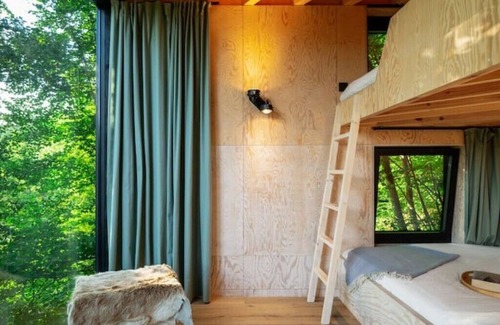 La Roche-en-Ardenne Cabina | Hutstuf - The Owl & private rooftop saunann