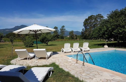 Sorbo-Ocagnano Cabaña | I Columbelle Gîte de France 3 orejas, 3 *, junto al mar, piscina, aire acondicionado, wifi, animales