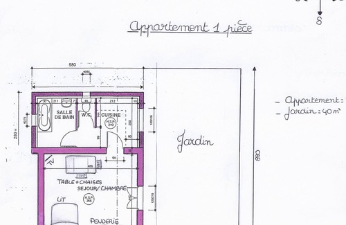 Serra-di-Ferro Apartamento | ❤ Ideal para una pareja, tranquilo con jardín privado, playa de Cupabia 5 minutos