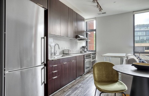 Shaw Apartamento | Ideal Shaw Studio w/ Gym, W/D & Roof, near U Street, by Blueground