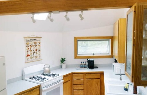 Stevensville Cabina | Idyllic A-Frame in Michigan's Harbor Wine Country- Pet friendly!