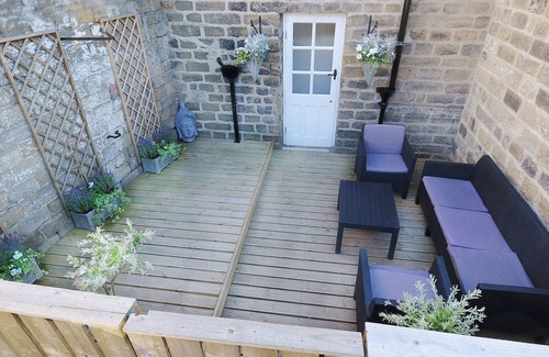 Pateley Bridge Cabaña | Rural-Baño Privado-Terraza-Willow Cottage