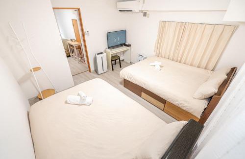 Kamiikebukuro Apartamento | Ikebukuro East Exit Queen Bed Room