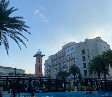 Jurere Internacional Apartamento | Il Campanario - Vista Para a Piscina